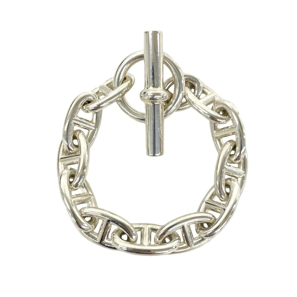 HERMES Silver Charm Bracelet